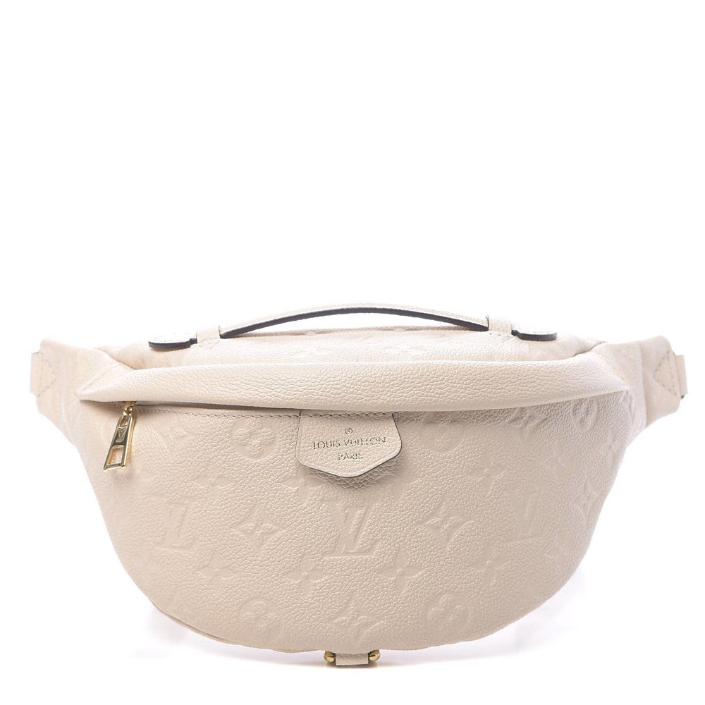 LV Louis Vuitton Empreinte Bumbag Cream Monogram Waist Crossbody